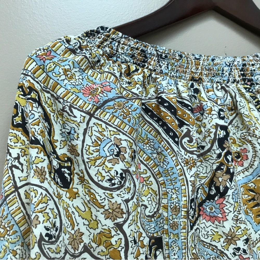 Cleobella Talia Organic Maxi Skirt in Kaleidoscope Paisley (M) - Picture 8 of 11